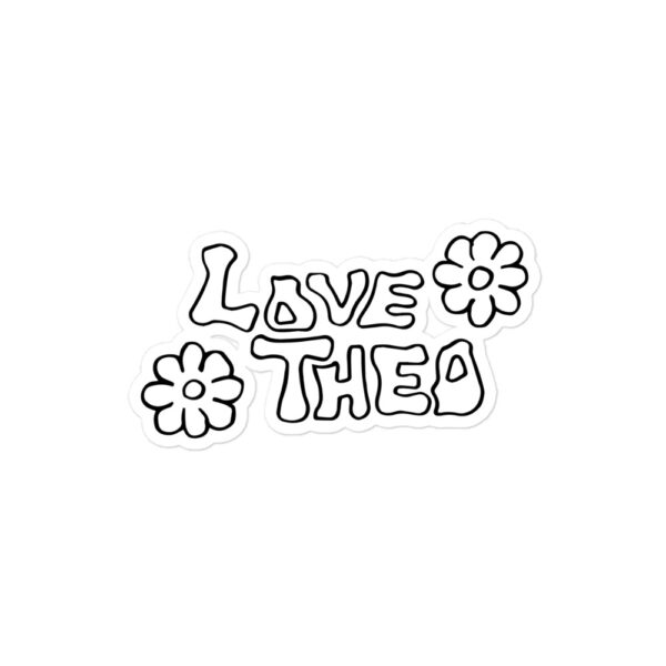 Love Theo Logo (Bubble-free stickers) - Image 2