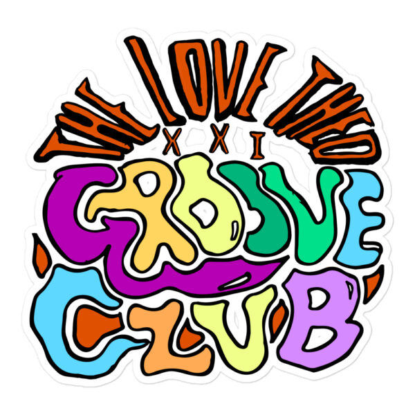 Love Theo Groove Club (Bubble-free stickers) - Image 3