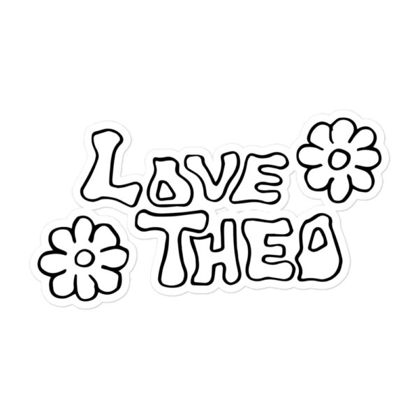 Love Theo Logo (Bubble-free stickers) - Image 3