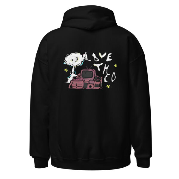 Love Theo Broken Radio (Unisex Hoodie) - Image 4