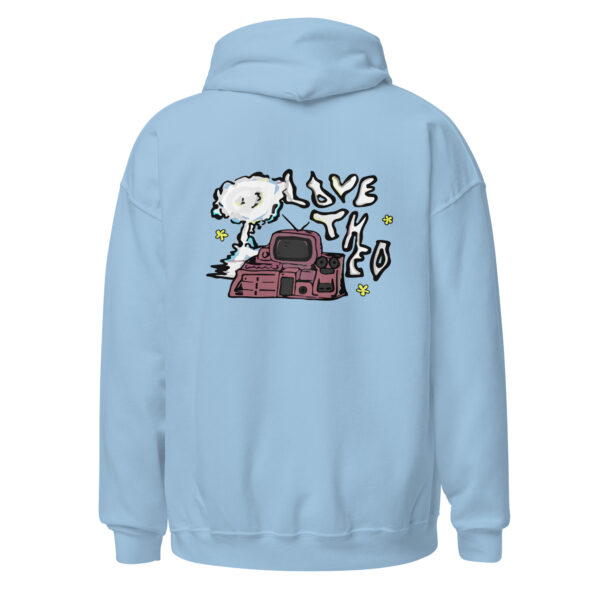 Love Theo Broken Radio (Unisex Hoodie) - Image 2