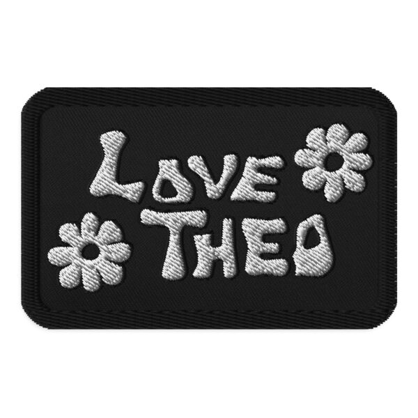 Love Theo (Embroidered patch) - Image 2