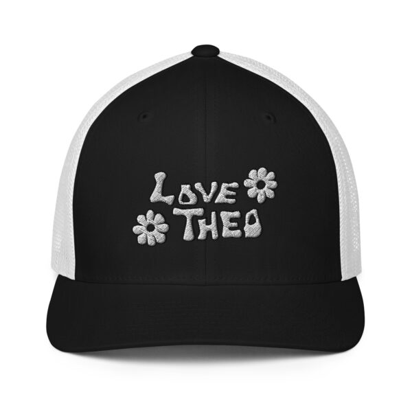 Love Theo Classic Logo Closed-back trucker cap "Embroidered" - Image 4