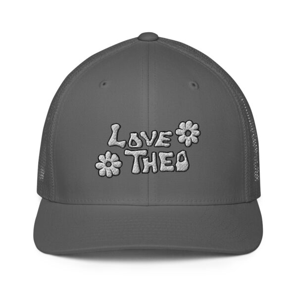 Love Theo Classic Logo Closed-back trucker cap "Embroidered" - Image 13