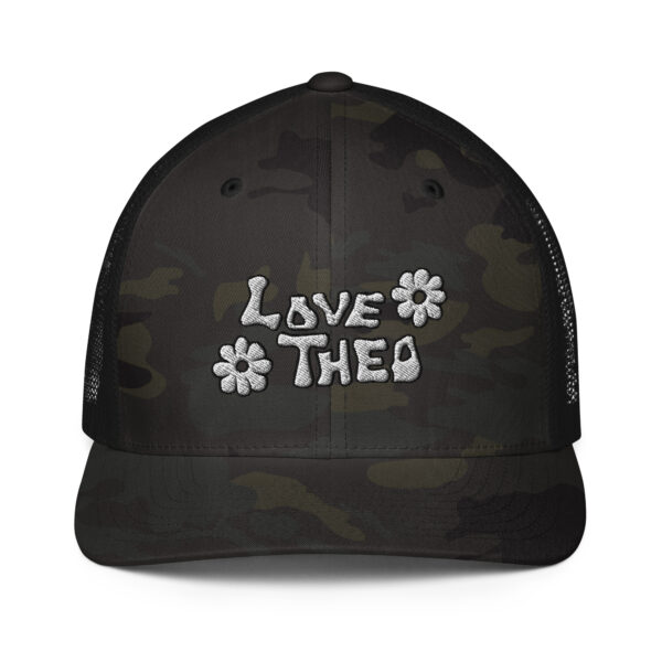 Love Theo Classic Logo Closed-back trucker cap "Embroidered" - Image 7