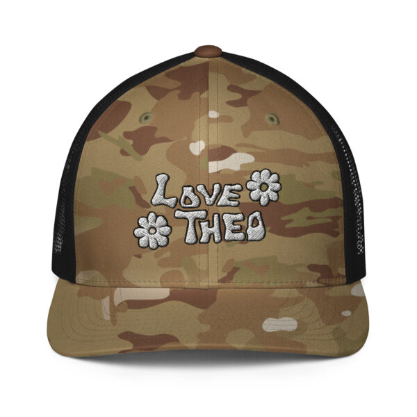 Love Theo Classic Logo Closed-back trucker cap "Embroidered" - Image 19
