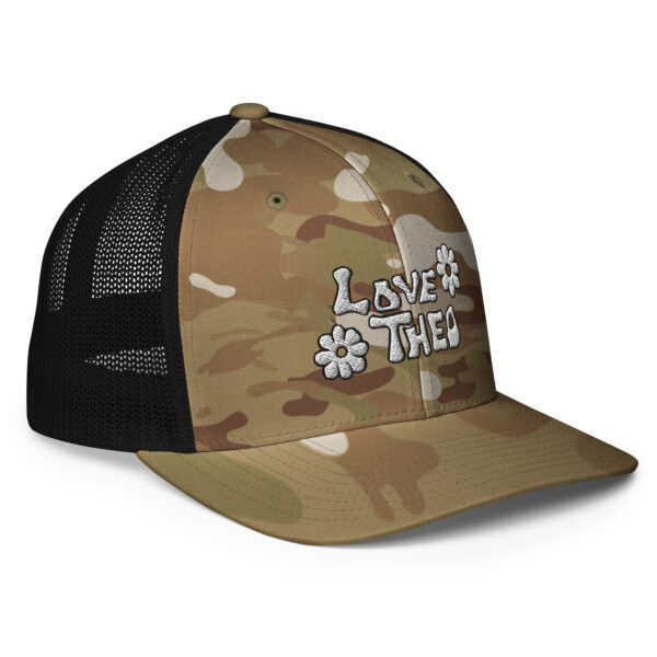Love Theo Classic Logo Closed-back trucker cap "Embroidered" - Image 21